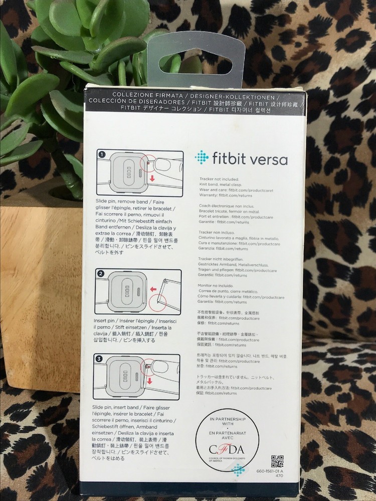New Fitbit Versa Small Knit Accessory Band Genuine Fitbit + PH5