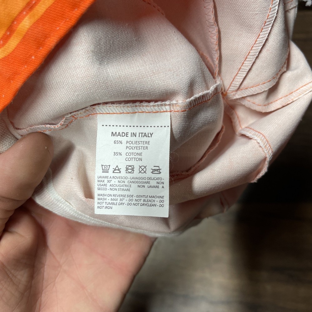 Giordana Cap Solid Orange Preowned