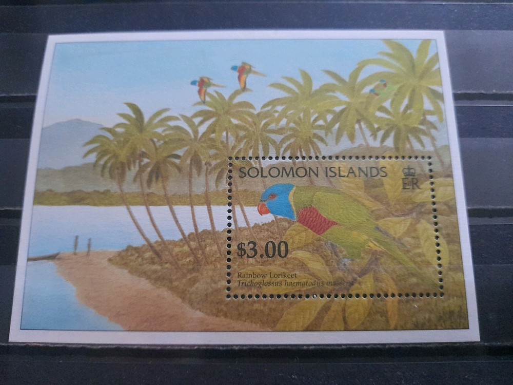 Solomon Islands 🇸🇧 Stamp Minsheet 1996 Birds. MNH