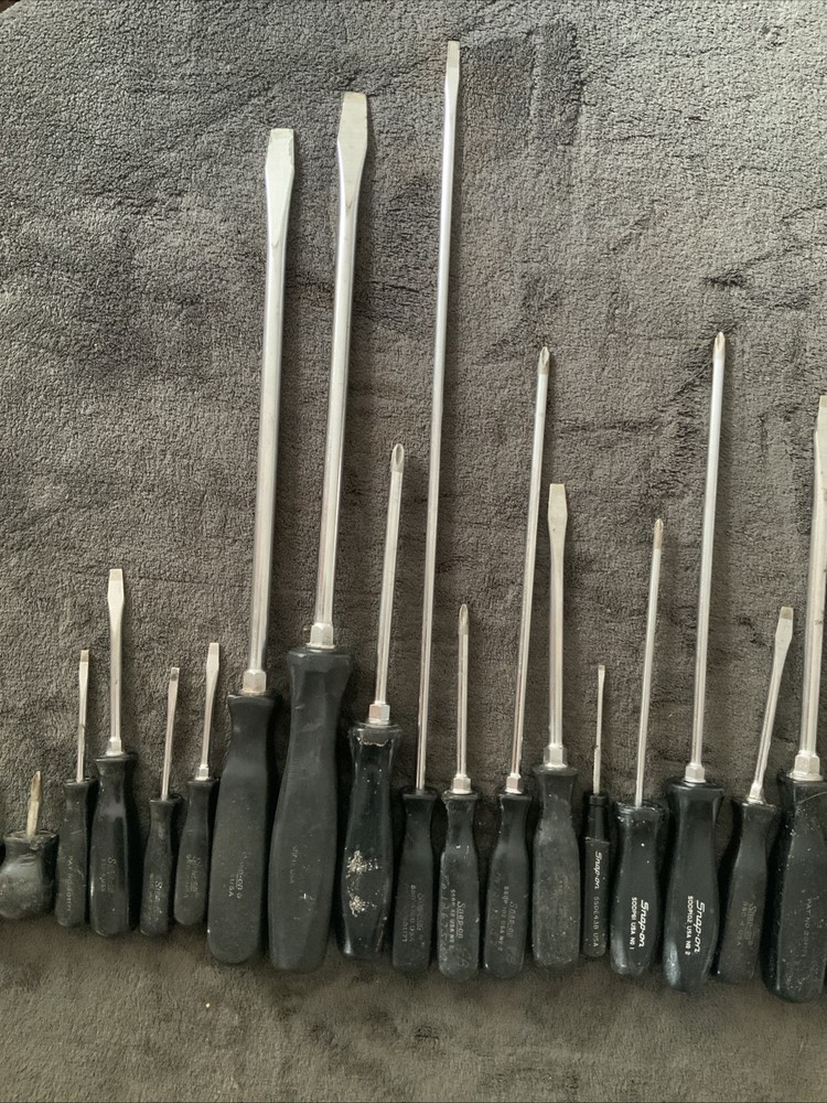 Snap On Mixed Screwdriver Lot….used…..see Pics…..