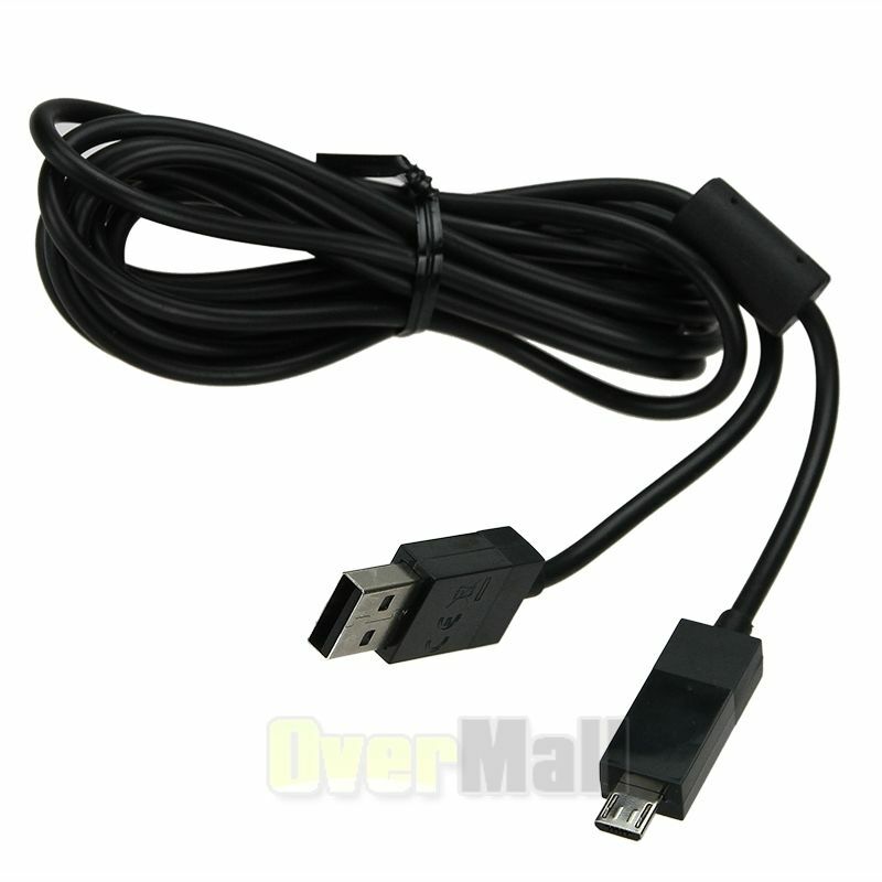For Microsoft Xbox Play & Charge Rechargeable Controller Micro-USB Cable Kit