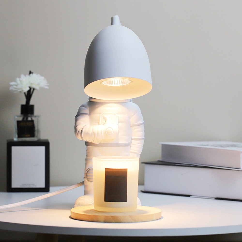 (US Plug)Candle Warmer Table Lamp Bedroom Bedside Decoration