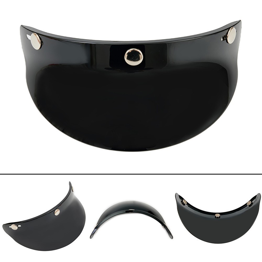 Durable Motorcycle Helmet Peak Helmets High Quality Material PC 3-Snap Replacement