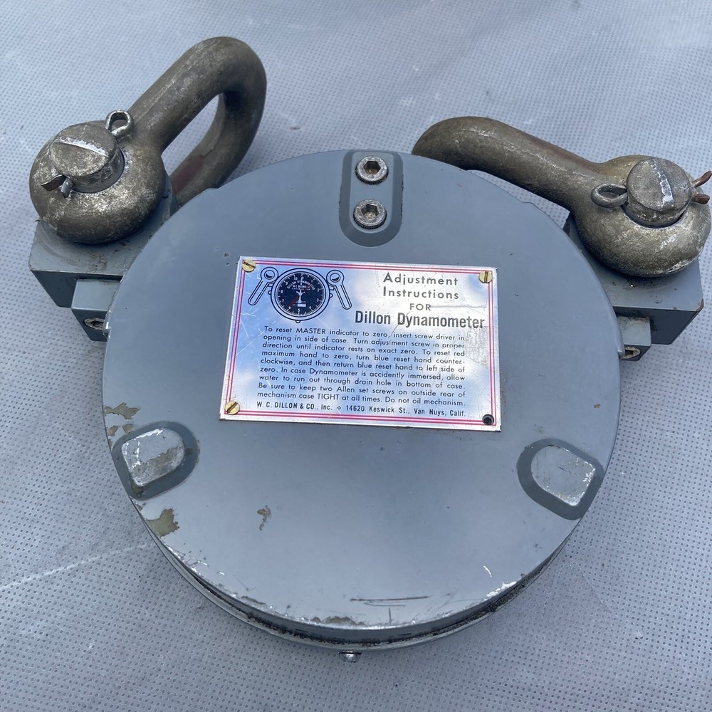 Dillon Dynamometer 2500/50 Lbs With Case