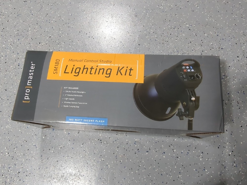 Promaster SM180 Manual Control Studio Lighting Kit - 2 Light