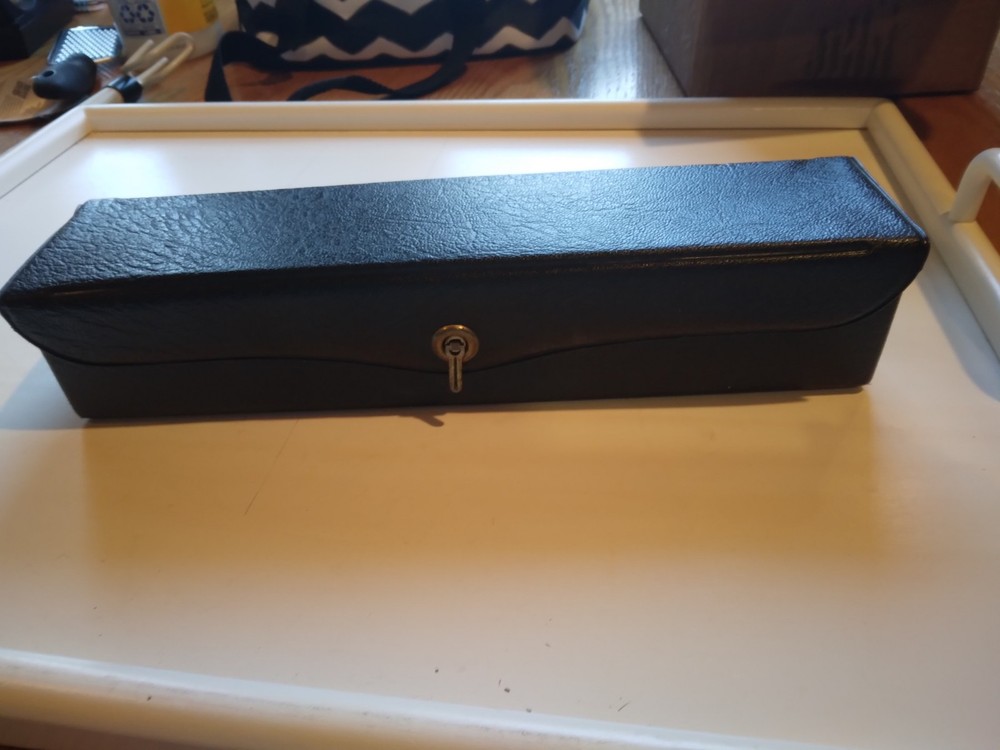 Deluxe Electra Hot Comb. By Swank With Storage Case*TESTED