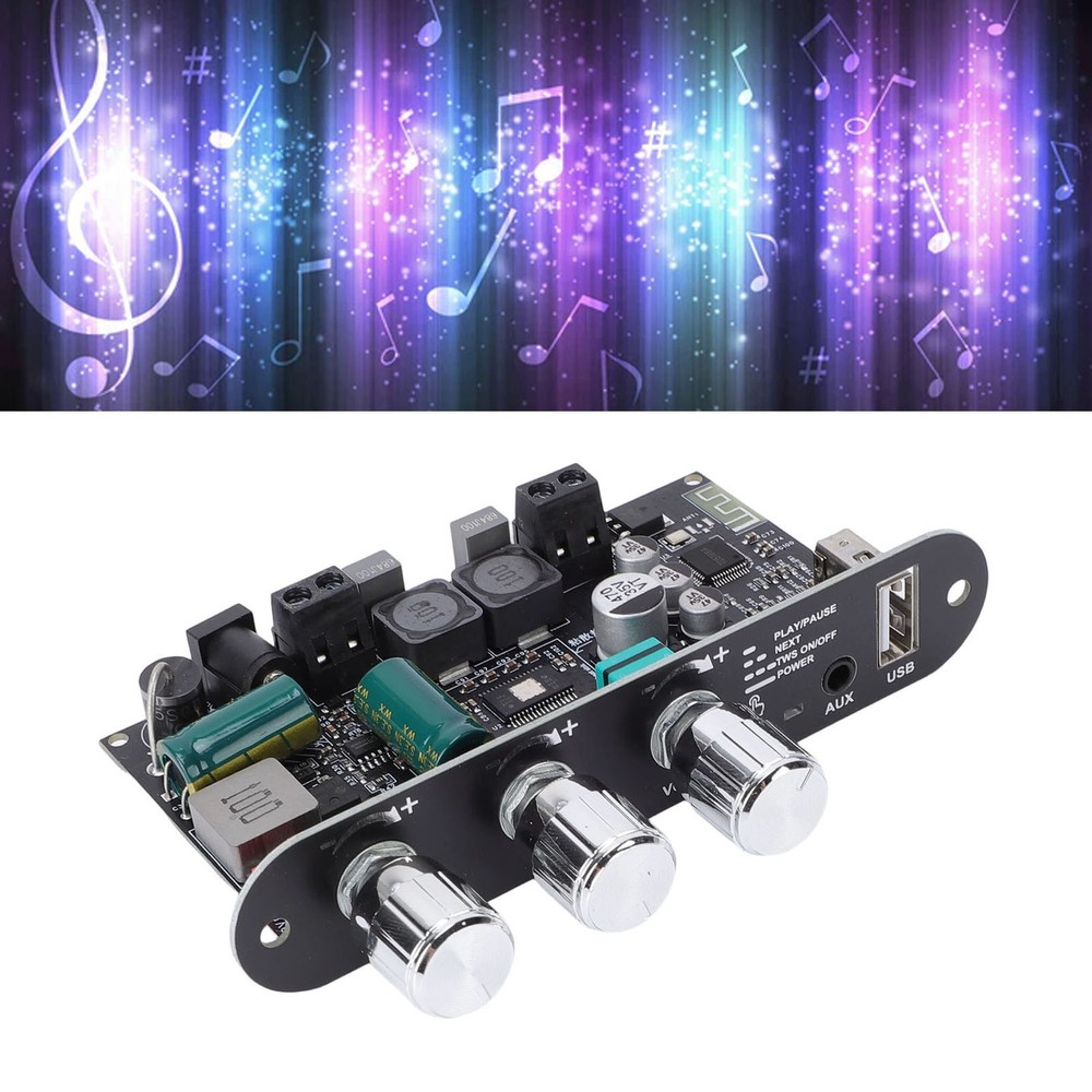 Amplifier Board 100W Mono Amp Module Stereo Pairing Amplifier Board