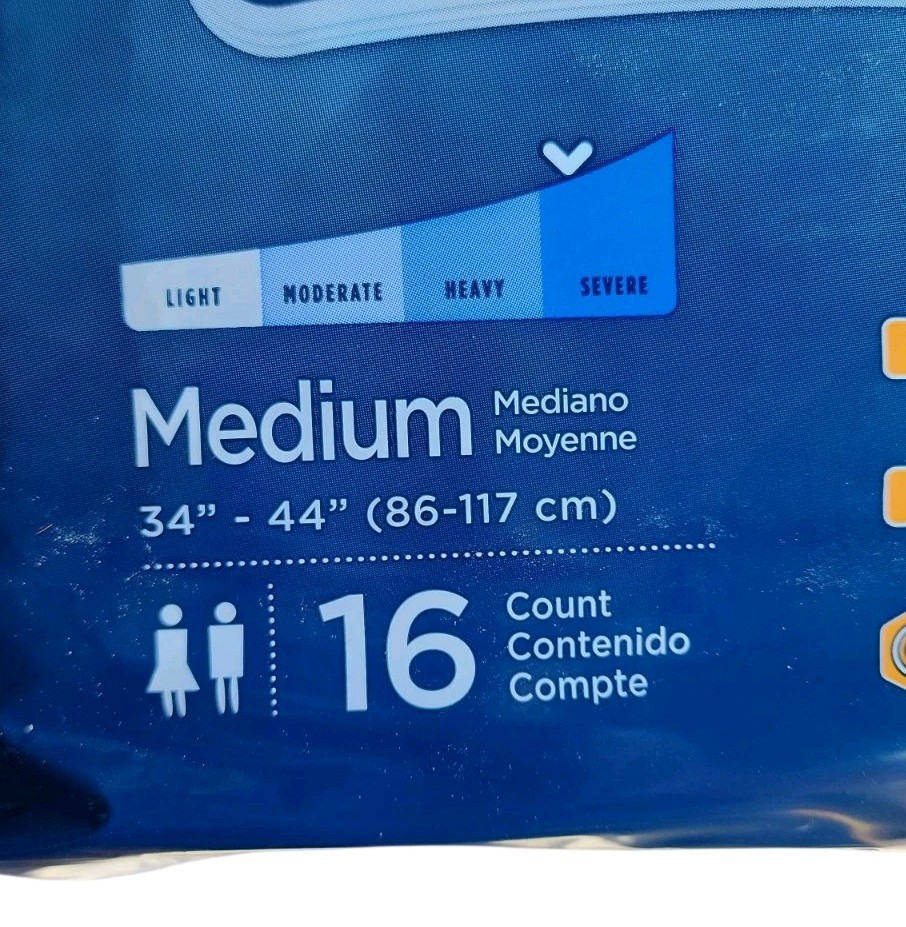 Attends Disposable Underwear Medium Severe 16 Ct