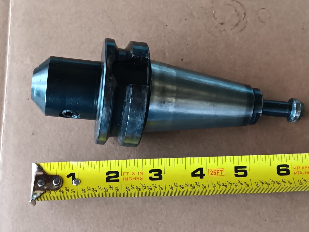 Universal BT40 1/2" ID Solid End Mill Tool Holder CNC Lathe Tooling #466356 .5