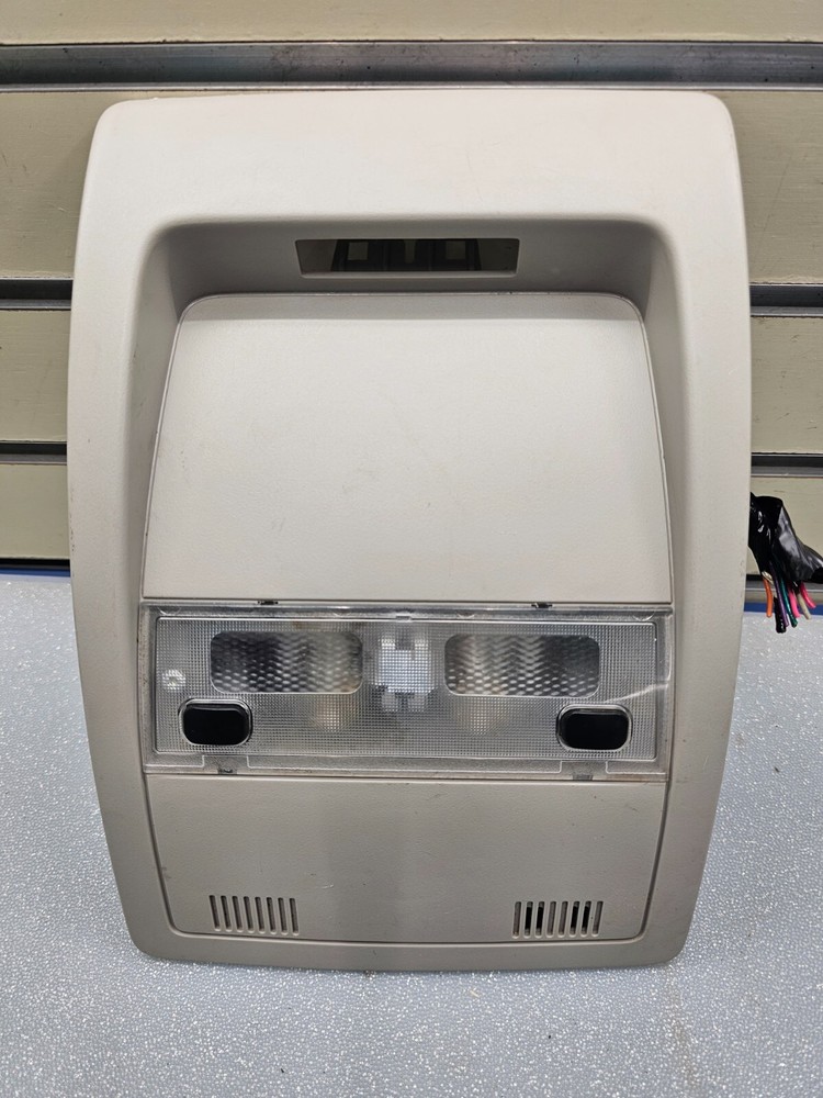 🔥2007-2013 Silverado Sierra Overhead Console Map Dome Light Roof LIGHT GRAY