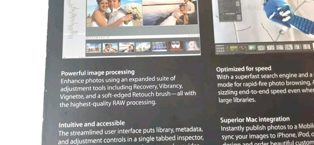 Apple Aperture 2 Photo Editing Management Software for OS Mac