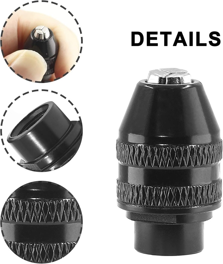 1 Pack Keyless Quick Change Chuck Replacement 1/4 for Rotary Tools - Ultimate...