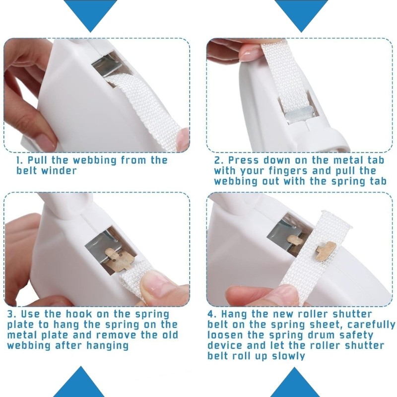 Window Shutter Strap Winder Belt Guide Professional Take up Box Easy to Use