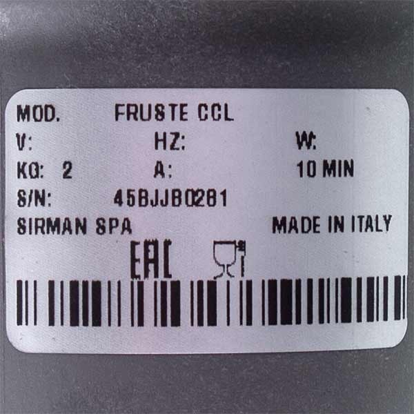Sirman Mixer Whisk 66009000