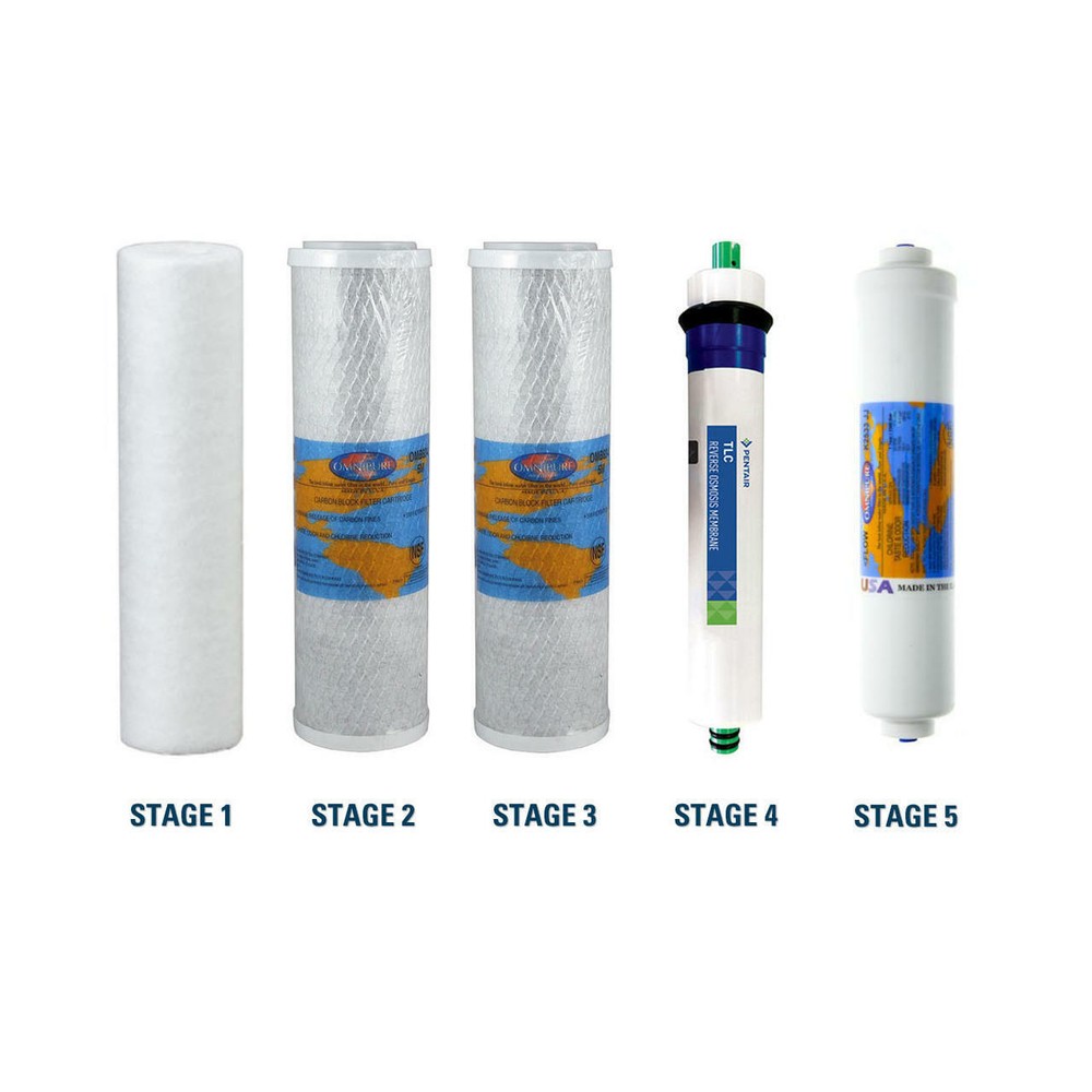 PureValue 5EZ50 RO Filter Replacement Kit with RO Membrane