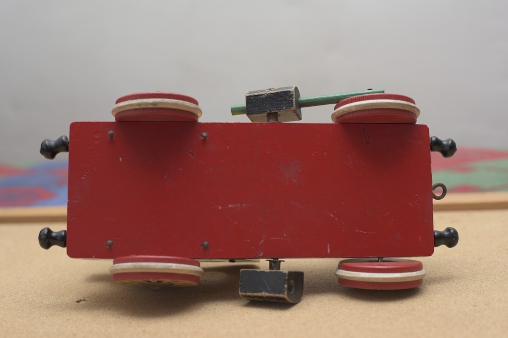 Vintage Brio Wooden Pull Musical Toy