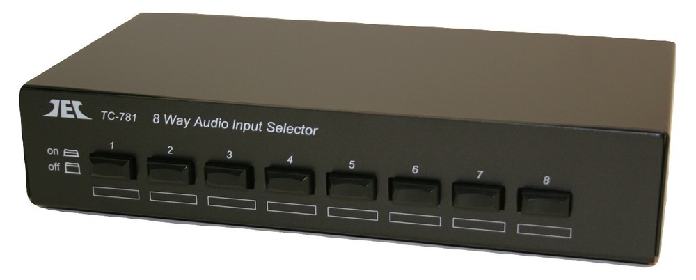 TEC TC-781 Eight Input Line Level Stereo Source Selector Switch
