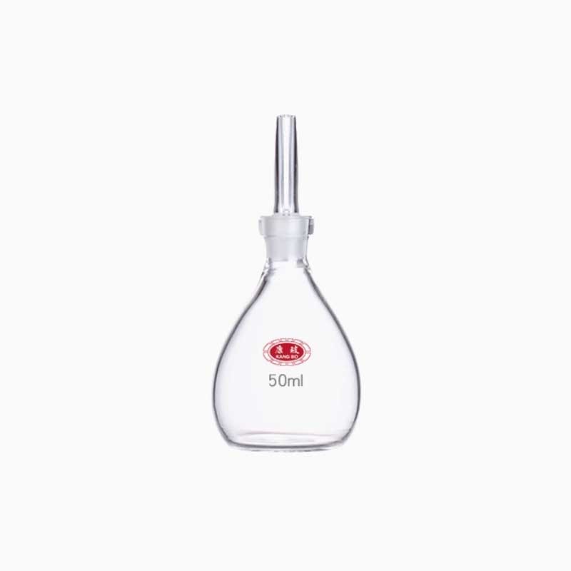 50ml Specific Gravity Bottle Science Glass Pycnometer Chemistry School Use