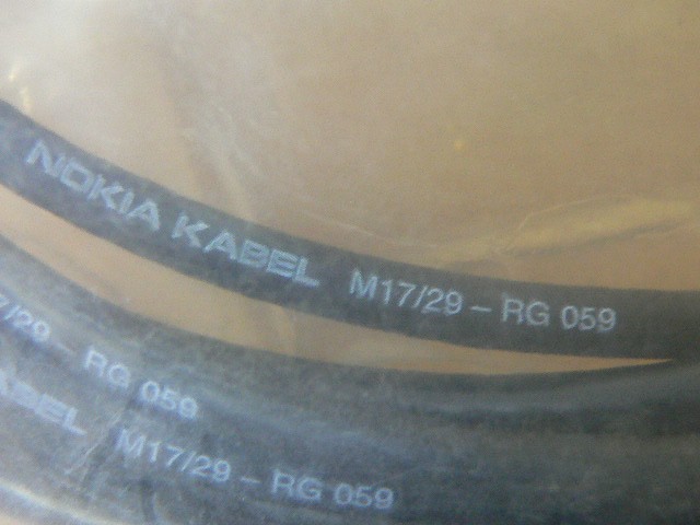Nokia M17 29 Rg 059 75 Ohm Coaxial Cable 1112010