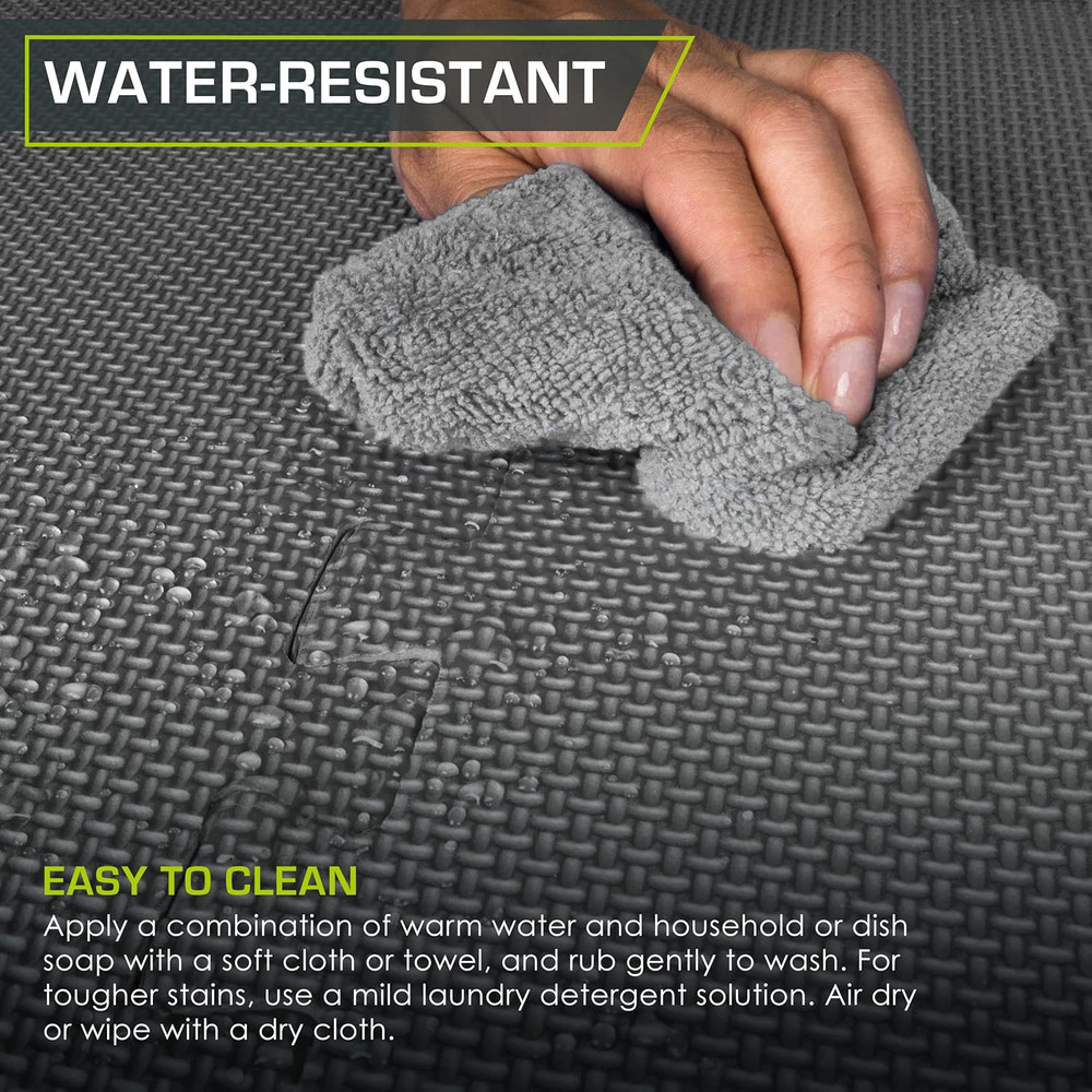 Prosourcefit Extra Thick Puzzle Exercise Mat ¾” and 1", EVA Foam Interlocking Ti