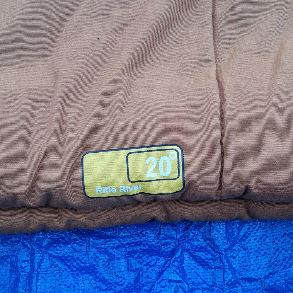 Gander Mountain Rifle River 20° Rectangular Sleeping Bag 39x90in Big And Tall