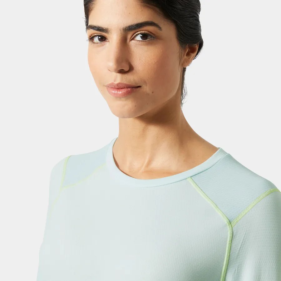 Helly Hansen Lifa Active Crew Base Layer Top - Women's - Medium / Icicle