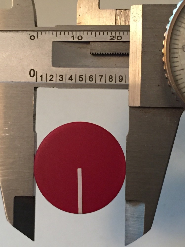 Elma 040-6635 Red Matte Insert Disk 36mm CK2