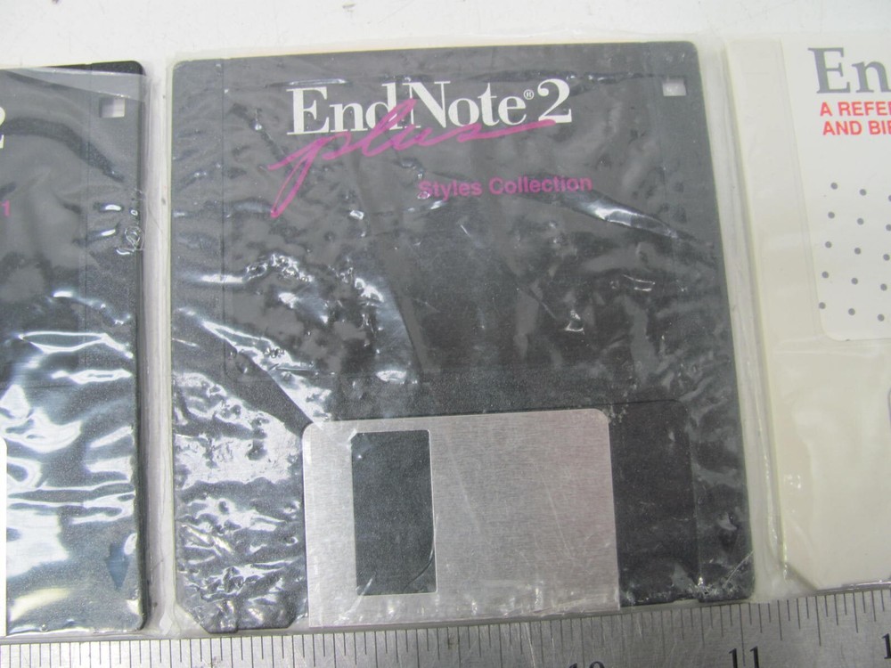 Vintage Endnote 2 Plus Enhanced Reference Database & Bibliography Maker 1994