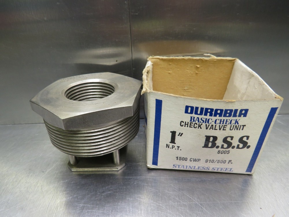Durabla BSS 1" Check Valve 1500CWP