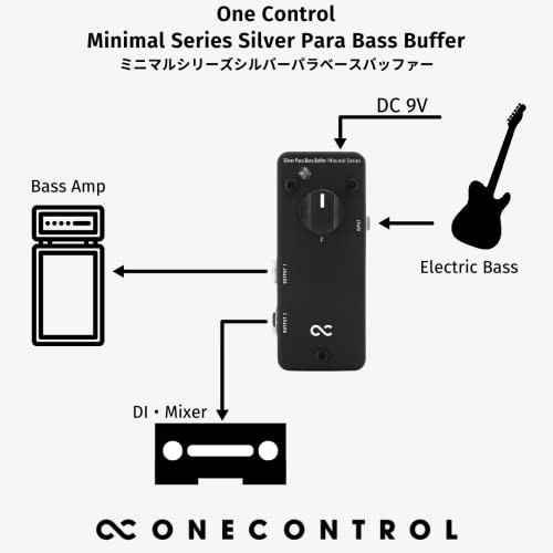 One Control One Control Minimal Series Silver Para Bass Buffer Bass Buffer