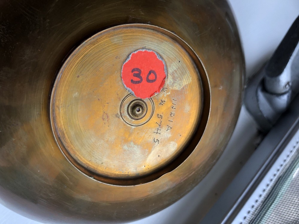 Vintage INDIA Etched Brass Samovar Set