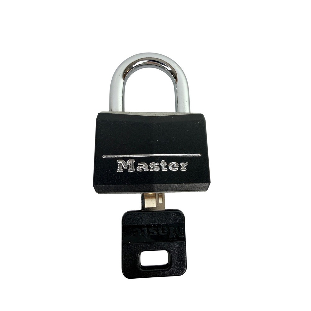 Master Lock Covered Aluminum Keyed Padlock and Key - B2