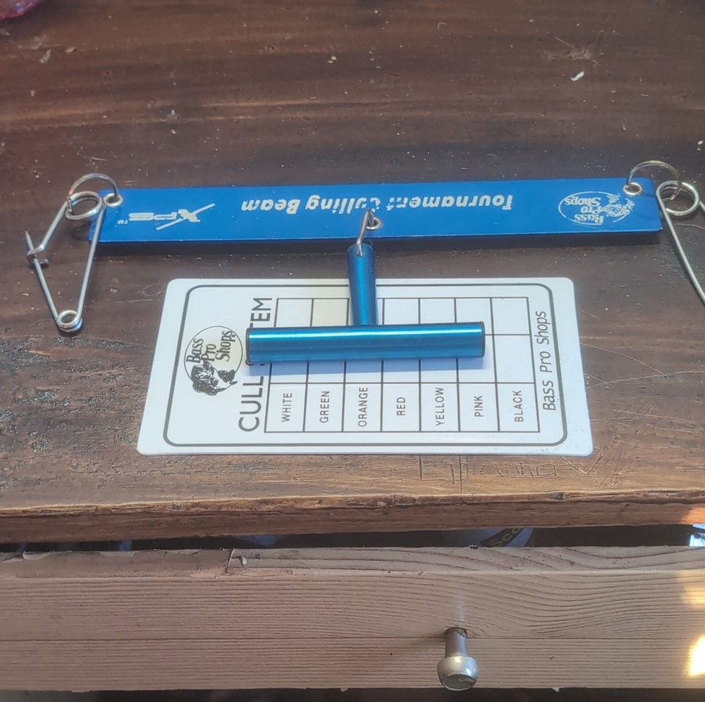 Bass Pro Shops Tournament Culling Beam Culling System Blue Silver White