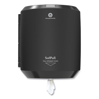 Georgia Pacific 58204B Sofpull Centerpull Towel Dispenser Black