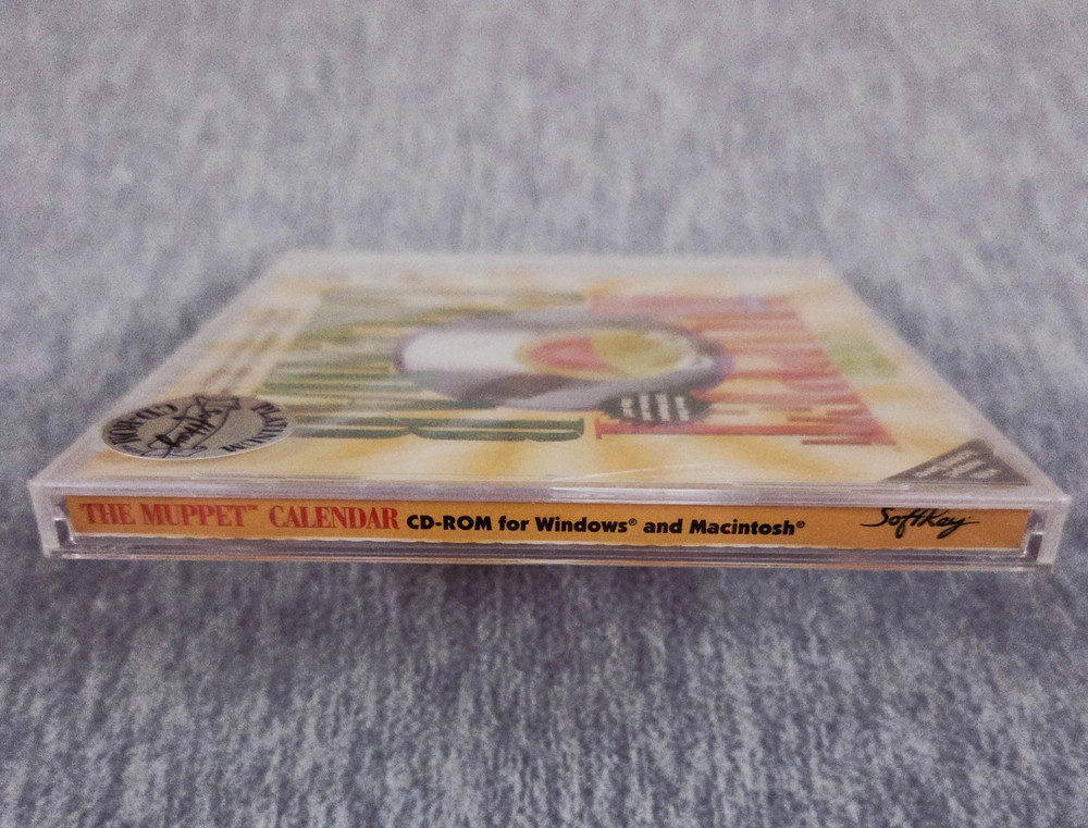 The Muppet Calendar PC Windows and or Mac Software 1995 NEW