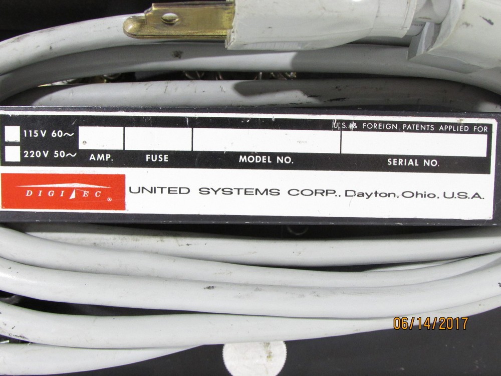 UNITED SYSTEMS 251-11261-2N DC VOLTMETER DIGI EC