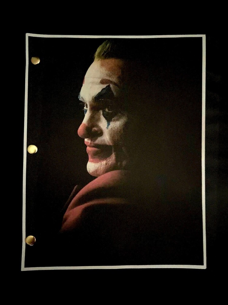 Warner Bros. JOKER 2019 Rare Studio SCREENPLAY DC Comics MOVIE SCRIPT