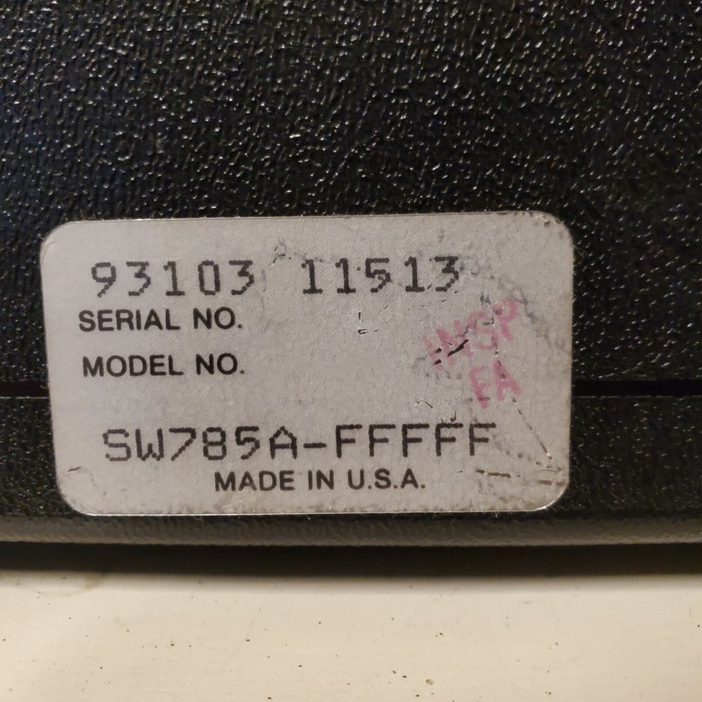 USED Black Box SW058A-FFFFF 5 Position ABCDE Switch