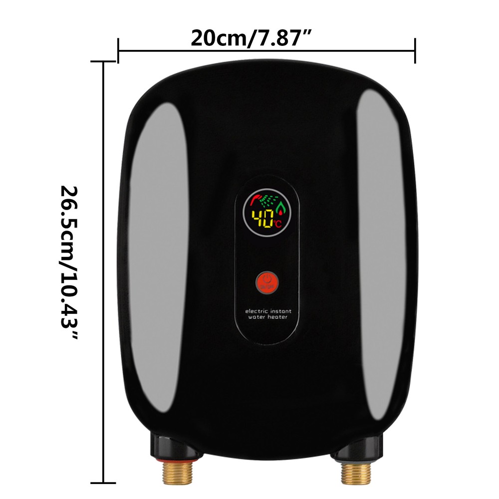 Compact Electric Water Heater - Fast Heating, Durable, Wall Mounted Design
