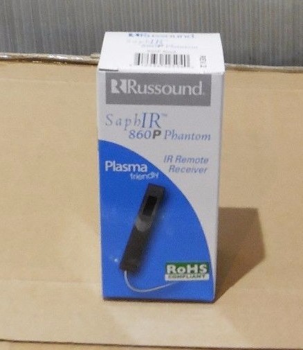 Russound 860P Phantom Phantom Plasma IR Infrared Receiver in Black