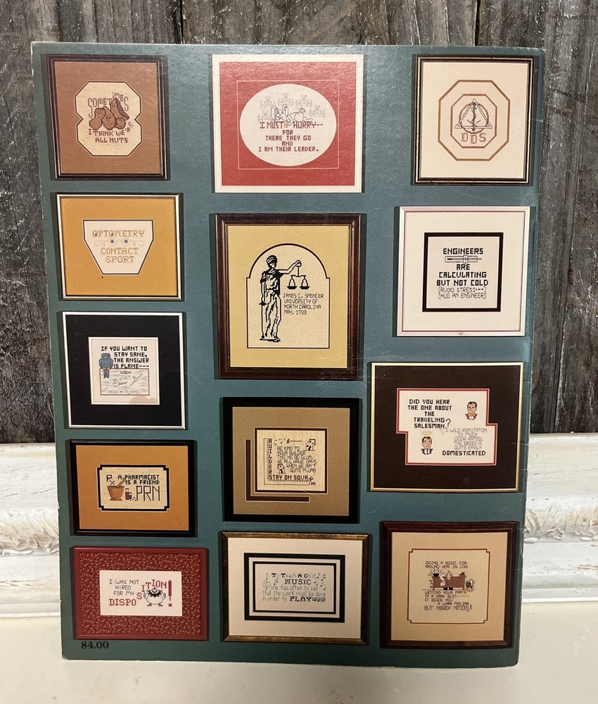 Working Class Cross Stitch Pattern Booklet Three Needles