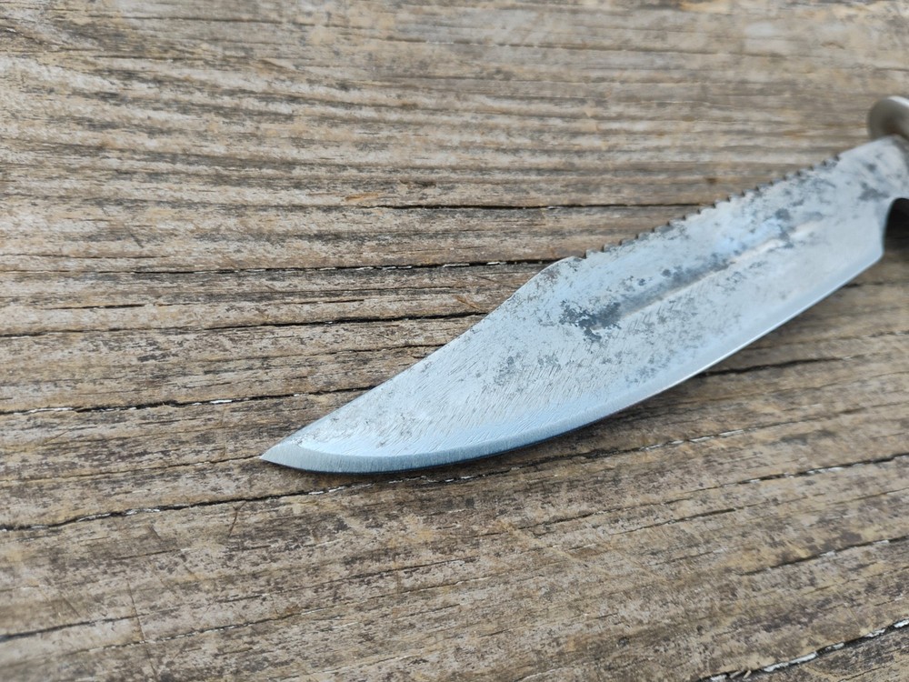 Vintage Fixed Blade Hunting Knife No Sheath