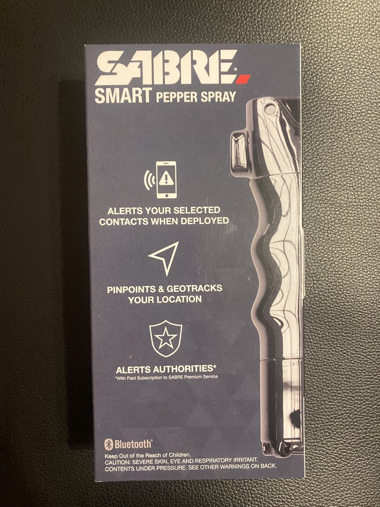 Sabre smart pepper spray With Bluetooth