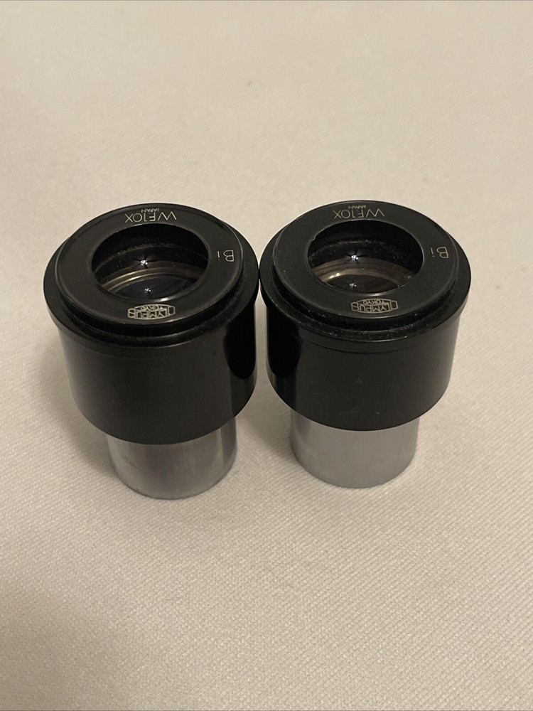 Olympus Bi WF10X Microscope Ocular Set