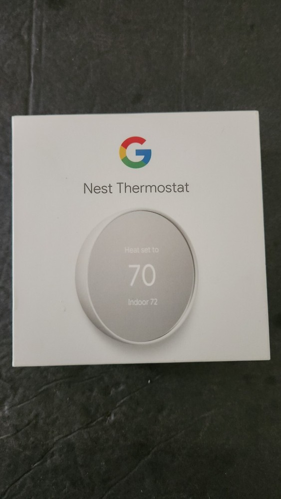 GOOGLE NEST G4CVZ SMART WIFI PROGRAMMABLE THERMOSTAT SNOW