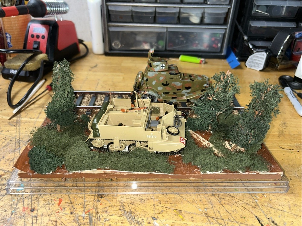 German Military Model Diorama