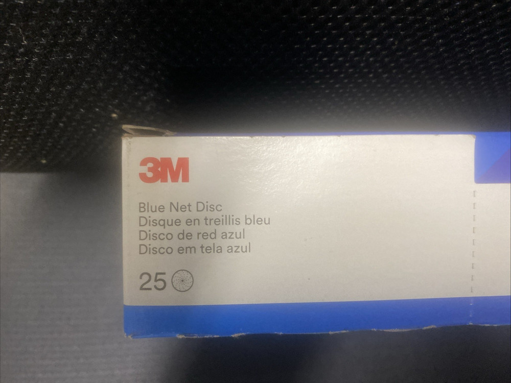 3M, Part #36414 Blue Net Sanding Disc. Round Sheets, 8" 180+ Grit, 25 Pack