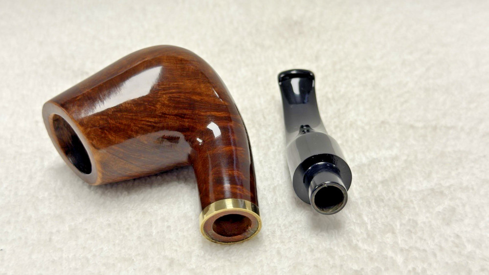 Mr. Brog #67 Smooth Full Bent Egg 9mm Filter Pipe w Acrylic Stem