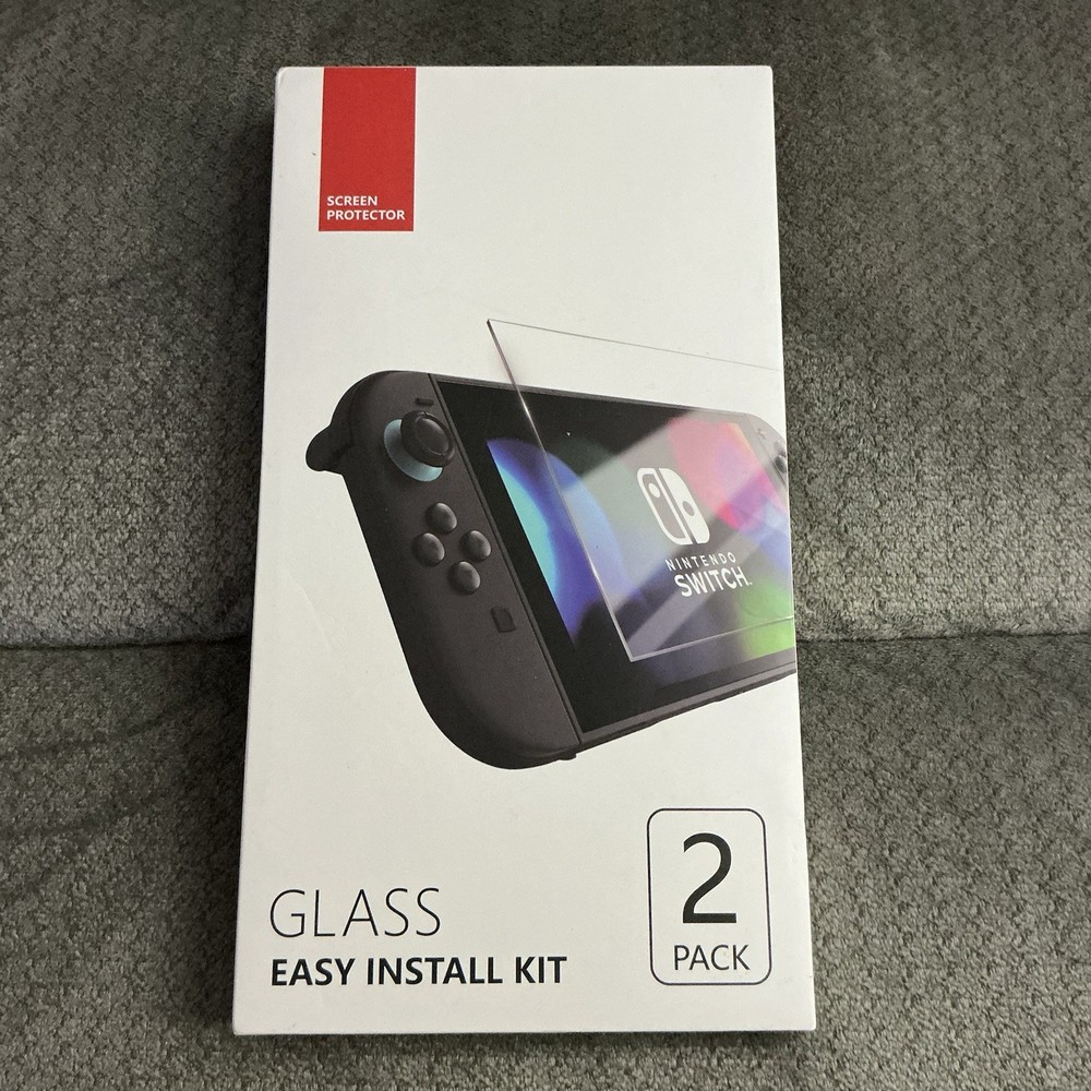 New Glass Screen Protector For Nintendo Switch 2, Easy Install Kit - 2 Pack