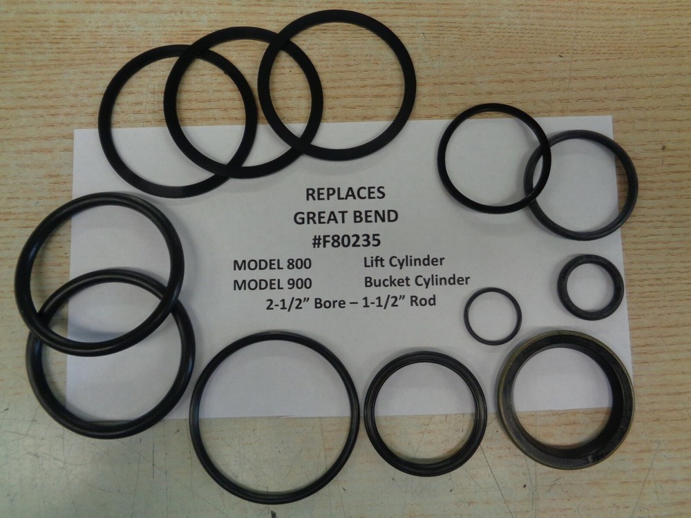 F80235 Seal Kit for some Great Bend 800 & 900 Loader cylinders (see description)